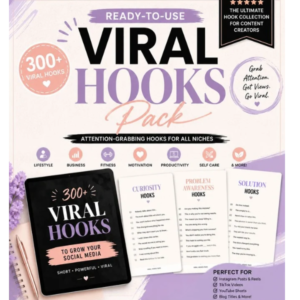 Viral Hooks Pack 300 Ready-to-Use Social Media Hooks for Creators